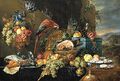Heem, Jan Davidsz. de - A Richly Laid Table with Parrots - c. 1650 KL.jpg