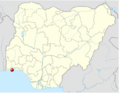 Kaart Nigeria met Lagos.png