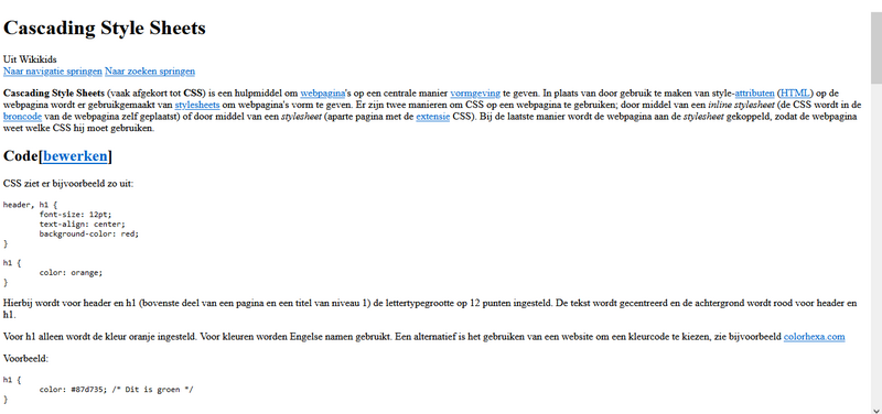 Bestand:Deze pagina Zonder CSS.png