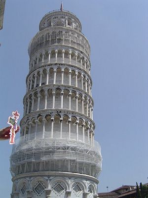 vervolgens ergens bij betrokken zijn Huichelaar Toren van Pisa - Wikikids