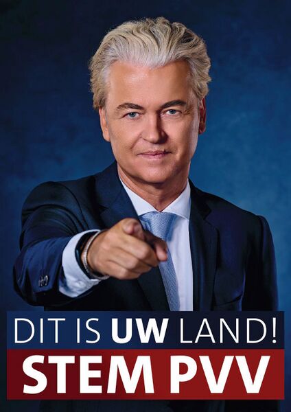 Bestand:Verkiezingsaffiche PVV (2025).jpg