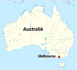 Ligging van Melbourne in Australië.png