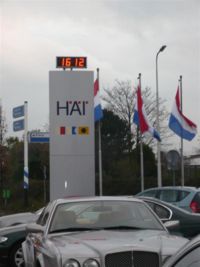 klok bij de HAI in Rijnsburg