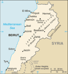 Libanon map.gif